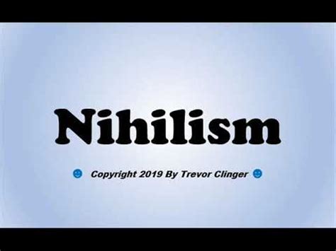 how to pronounce nihilism|how to pronounce people's names.